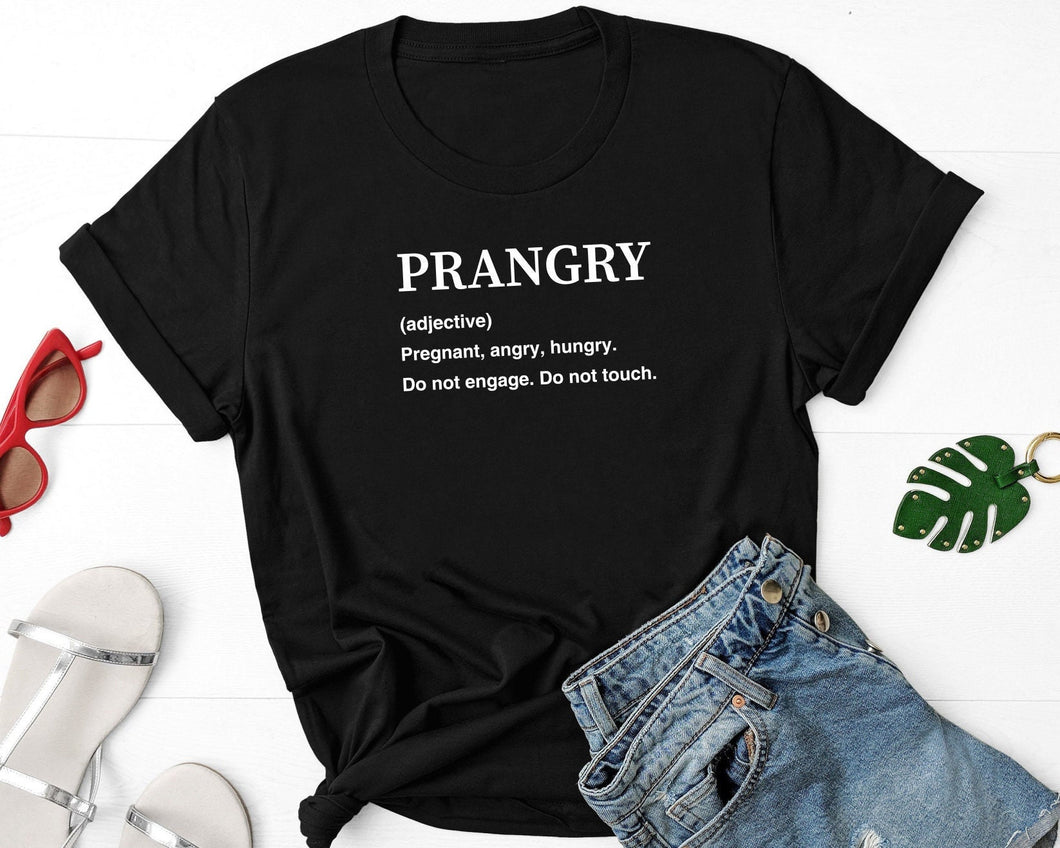 Prangry Definition Shirt, Funny Pregnancy Shirt, Pregnancy Announcement, Mom To Be Shirt