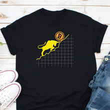 Load image into Gallery viewer, Bitcoin Trader Bull Shirt, Crypto Asset Trader Shirt, Bitcoin Shirt, Funny BTC Shirt, Crypto Shirt

