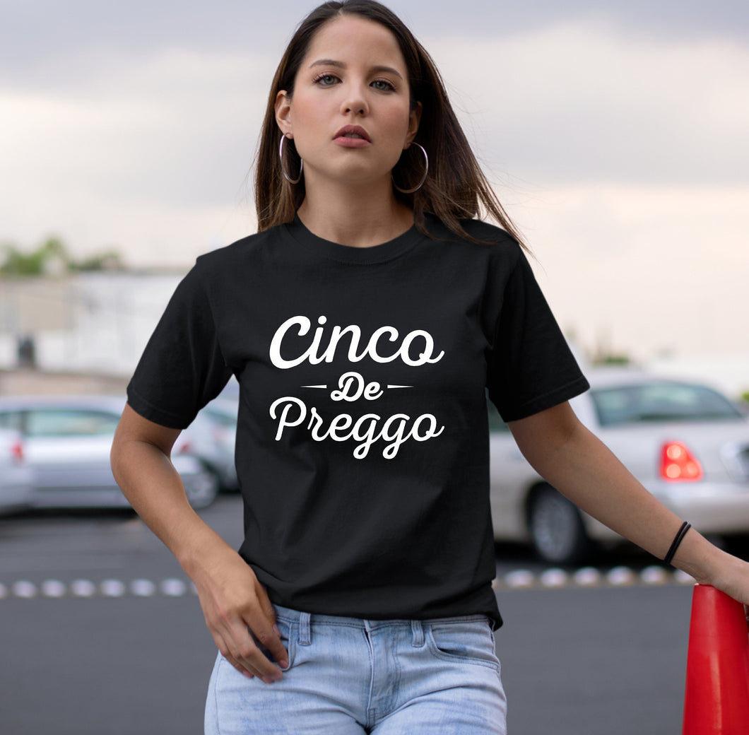 Cinco De Preggo Shirt, Pregnancy Announcement Shirt, Baby Announcement, Baby Reveal Shirt