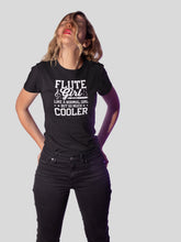 Load image into Gallery viewer, Flute Girl Like A Normal Girl But Soo Much Cooler Shirt, Flute Girl Shirt, Flute Player Gift, Flute Instrument Shirt
