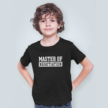 Load image into Gallery viewer, Master of Negotiation Shirt, Hipster Toddler Shirt, Triblend Kids Shirt, Troublemaker Kids Shirt
