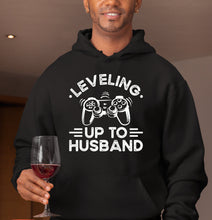 Load image into Gallery viewer, Leveling Up To Husband Shirt, Gaming Fiancé Shirt, Gamer Husband Shirt, Video Game Engagement
