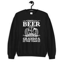 Load image into Gallery viewer, Crack A Beer I&#39;m Gonna Be A Grandpa This Year Shirt, Grandpa Shirt, Future Grandpa Shirt
