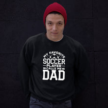 Load image into Gallery viewer, My Favorite Player Calls Me Dad Shirt, Dad Soccer Gift, Best Soccer Dad Ever, Soccer Player Dad Shirt
