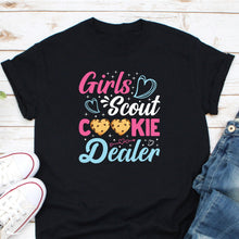 Load image into Gallery viewer, Scout For Girls Cookie Dealer Shirt, Girl Cookie Seller Shirt, Bakery Owner Shirt, Scout Leader Shirt
