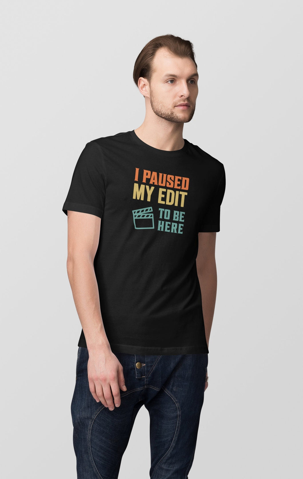I Paused My Edit to Be Here Shirt, Editor Gift, Editor Shirt, Video Editor Gift, Movie Editor, Post Production Shirt