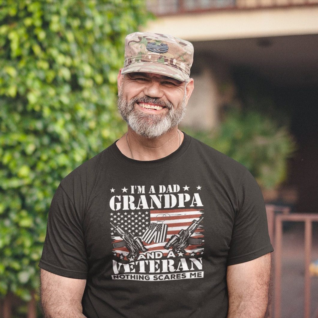 I'm A Dad Grandpa T-Shirt Veteran Shirts Vietnam Veteran, Us Army Veteran Military Veteran Parent Veteran