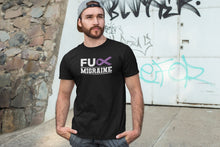 Load image into Gallery viewer, Fuck Migraine Shirt, Awareness Tshirt For Migraine Warrior Fighter Survivor, I Hate Headaches Tee
