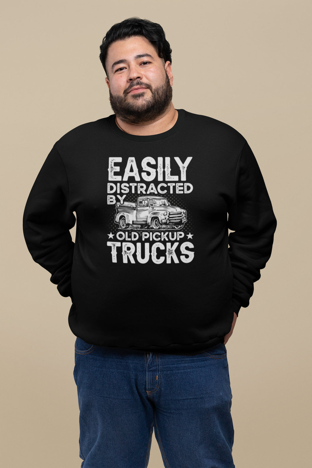 Easily Distracted By Old Pickups Truck Shirt, Trucks Lover Shirt, Funny Truck Shirt, Truck Driver Shirt