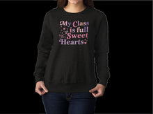 Load image into Gallery viewer, Teacher Valentines Day Shirt My Class is Full of Sweethearts Shirt, Kindergarten Teacher
