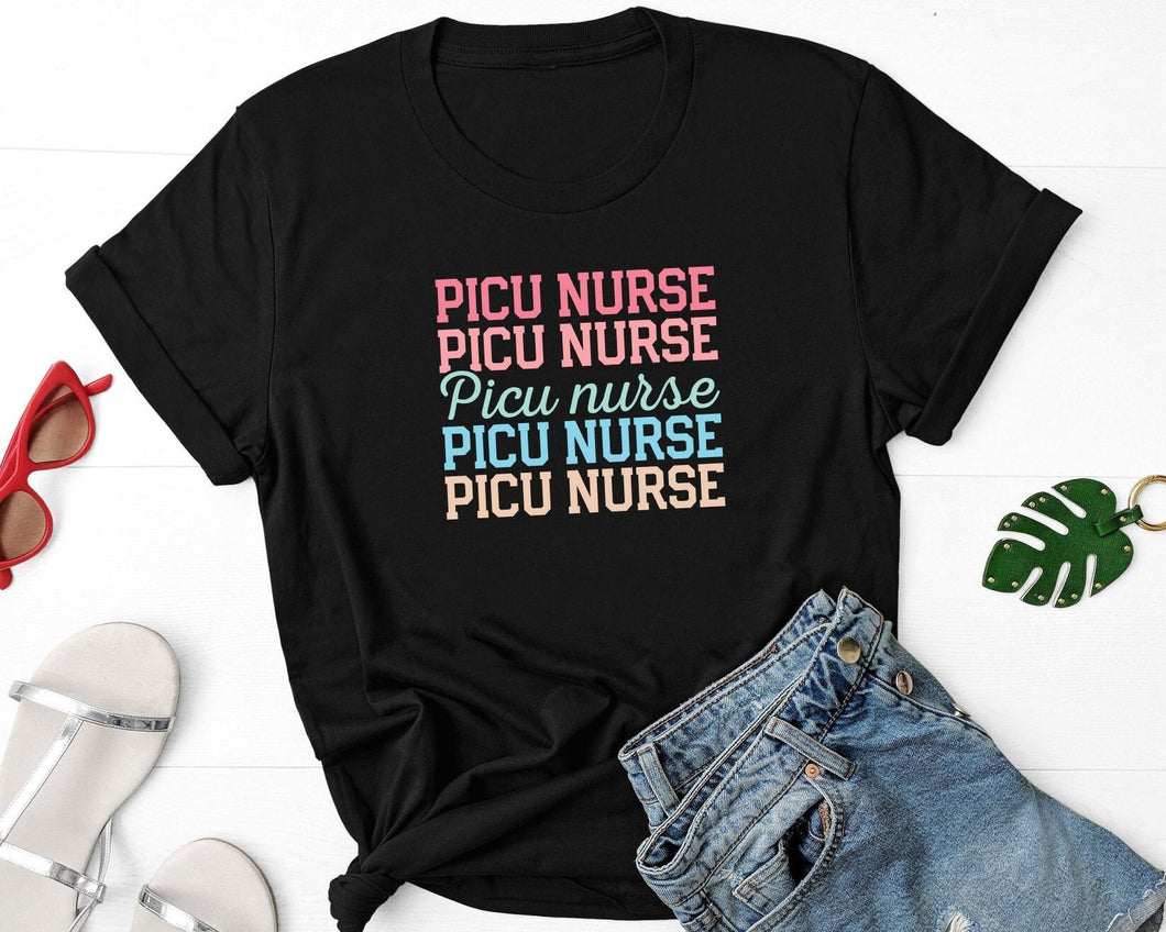 PICU Nurse Shirt, PICU Nurse Gift, PICU Nurse Life Shirt, Picu Nursing Shirt, Pediatrics Squad