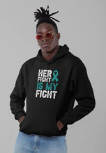 Load image into Gallery viewer, Her Fight Is My Fight Shirt, Ovarian Cancer Shirt, Ovarian Cancer Awareness Shirt, Ovarian Cancer Survivor Shirt
