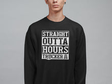 Load image into Gallery viewer, Straight Outta Hours Trucker Shirt, Trucker Shirt, Gift For A Trucker, Truck Driver Tee, Trucker Life
