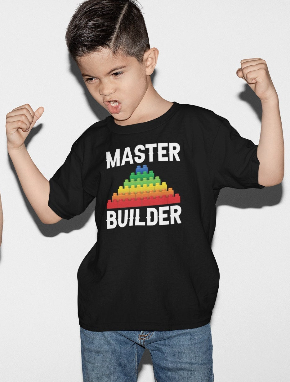 Master Builder Shirt, Funny Building Blocks Shirt, Block Birthday Shirt, Building Brick's Shirt