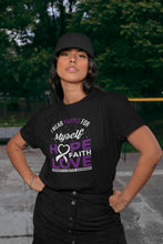 Load image into Gallery viewer, I Wear Purple For Someone I Love Crohn&#39;s Disease Awareness Shirt - Colitis Shirt
