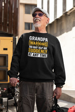 Load image into Gallery viewer, Grandpa Warning May Nap Suddenly At Any Time Shirt, Ask Grandpa Anything, Grandfather Gift
