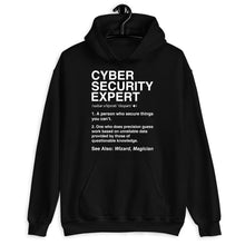 Load image into Gallery viewer, Cyber Security Expert Definition Shirt, Computer Hacking Shirt, Cyber Security Analyst Shirt
