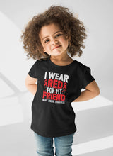 Load image into Gallery viewer, I Wear Red For My Friend Heart Shirt, Disease Awareness Shirt, Heart Disease Support Shirt, Heart Health Tee
