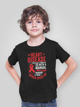 Load image into Gallery viewer, Heart Disease Awareness Shirt, Heart Disease Doesn&#39;t Come With A Manual It Comes With A Warrior Shirt
