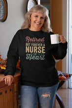 Load image into Gallery viewer, Retired but Forever a Nurse at Heart, Retired Nurse Shirt, Nurse Retirement Gift
