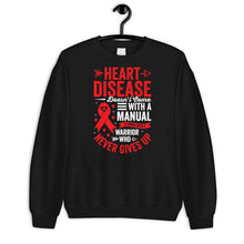 Load image into Gallery viewer, Heart Disease Awareness Shirt, Heart Disease Doesn&#39;t Come With A Manual It Comes With A Warrior Shirt
