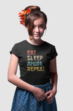 Load image into Gallery viewer, Eat Sleep Anime Repeat Shirt, Cool Anime Shirt, Gift for Anime Lover, Anime Fan Gift, Anime Otaku Shirt
