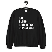 Load image into Gallery viewer, Eat Sleep Genealogy Repeat Shirt, Gene Researcher Shirt, Genealogy Shirt, Genealogist Gift, Genealogy Gift
