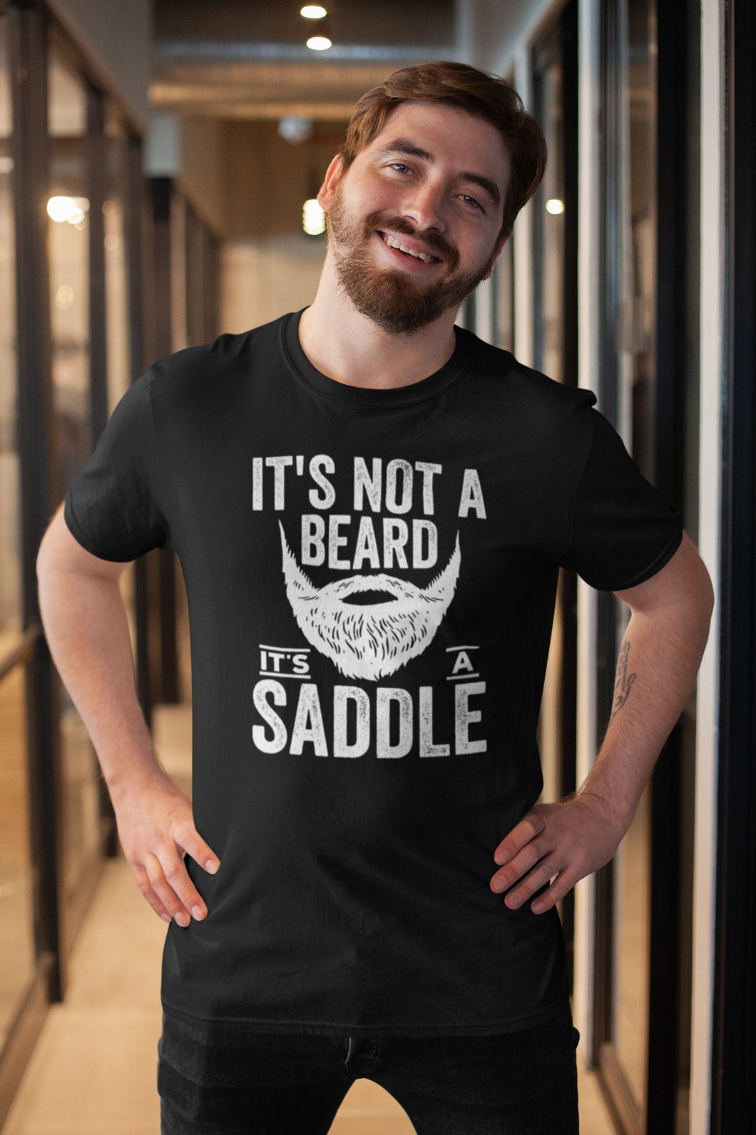 It’s Not A Beard It’s A Saddle Shirt, Beard Shirt For Men, Beard lover Shirt, Funny Beard Gifts