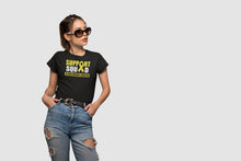 Load image into Gallery viewer, Childhood Cancer Support Squad Shirt, Childhood Cancer Awareness Shirt, Gold Ribbon Shirt
