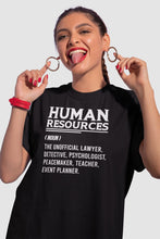 Load image into Gallery viewer, HR definition shirt HR The unofficial Lawyer Psychologist Event planner Shirt, Funny HR Gift, Hr Defined Shirt
