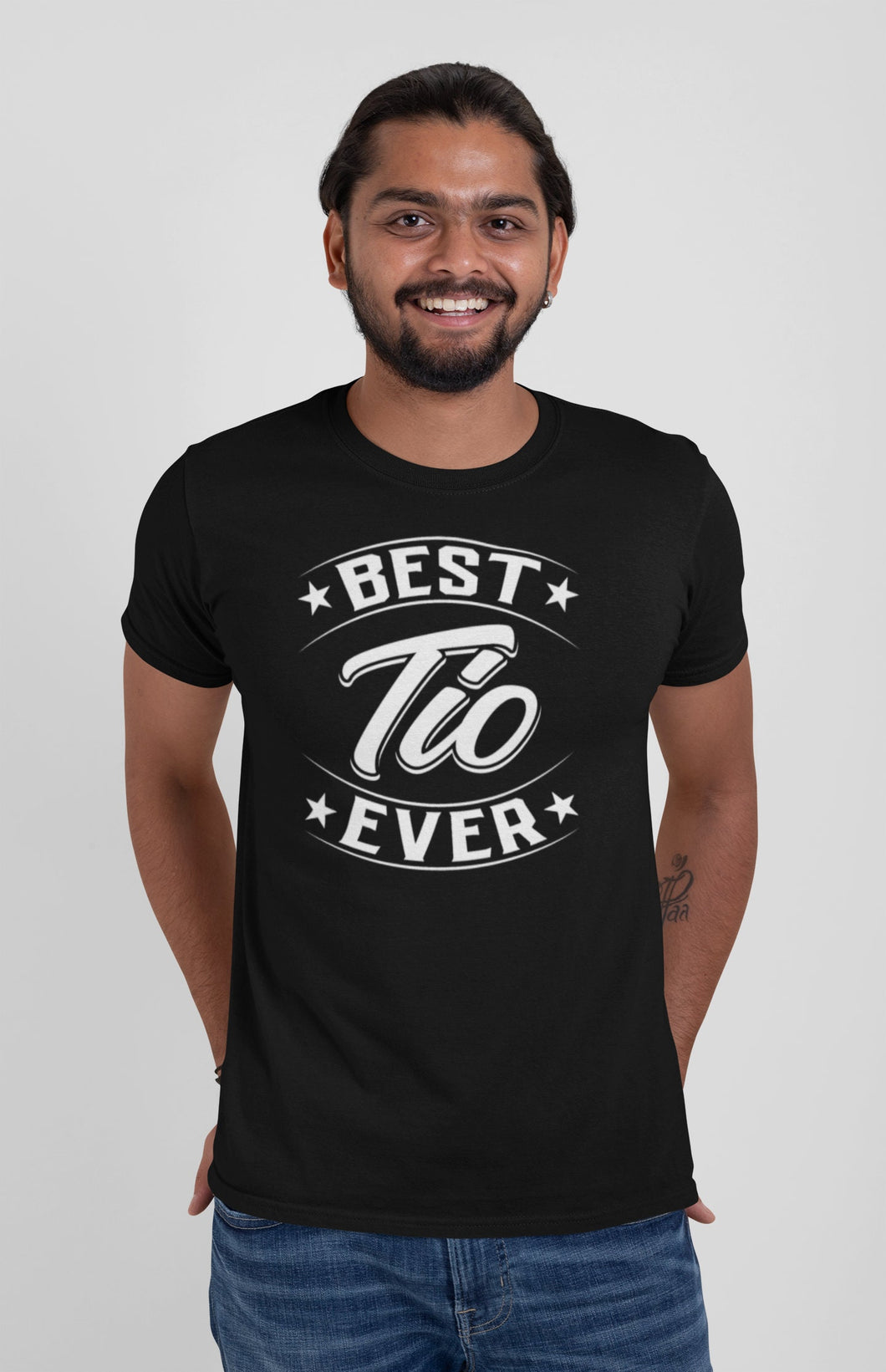 Mens Best Tio Ever Spanish Latin Mexican Gift from Niece Nephew T-Shirt
