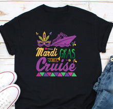 Load image into Gallery viewer, Mardi Gras Cruise Shirt, Mardi Gras Cruise Squad Shirt, Cruising Boozing, Mardi Gras Shirt
