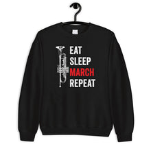 Load image into Gallery viewer, Eat Sleep March Repeat Shirt, Marching Band Gift, It&#39;s Marching Band Season,  Saxophone March Band Shirt
