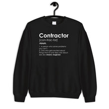 Load image into Gallery viewer, Contractor Shirt Funny builder, Contractor Gift, Funny Contractor T Shirt, Contractor Definition
