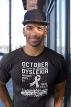 Load image into Gallery viewer, October is Dyslexia Awareness Month Shirt Ribbon Shirt Dyslexia Teacher Tshirt Dyslexia October Gift
