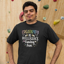 Load image into Gallery viewer, Creativity Is Intelligence Having Fun, Love Art Shirt, Artist Shirt, Creativity Shirt, Art Lover Shirt
