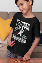 Load image into Gallery viewer, October is Dyslexia Awareness Month Shirt Ribbon Shirt Dyslexia Teacher Tshirt Dyslexia October Gift
