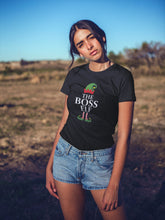 Load image into Gallery viewer, The Boss Elf Merry Christmas Shirt, Christmas Elf Shirt, I&#39;m The Boss Elf Christmas Shirt
