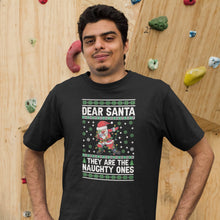 Load image into Gallery viewer, Dear Santa They Are The Naughty Ones Shirt, Christmas Gifts, Brother Sister Christmas Shirt
