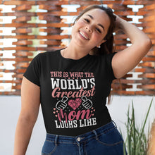 Load image into Gallery viewer, This is What The World&#39;s Greatest Mom Looks Like Shirt, Mom Birthday Shirt, Awesome Mom Tee
