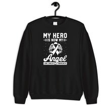 Load image into Gallery viewer, My Hero Is Now My Angel T Shirt, Lung Cancer, Cancer Awareness, Lung Cancer Shirt, Lung Cancer Recovery Gift
