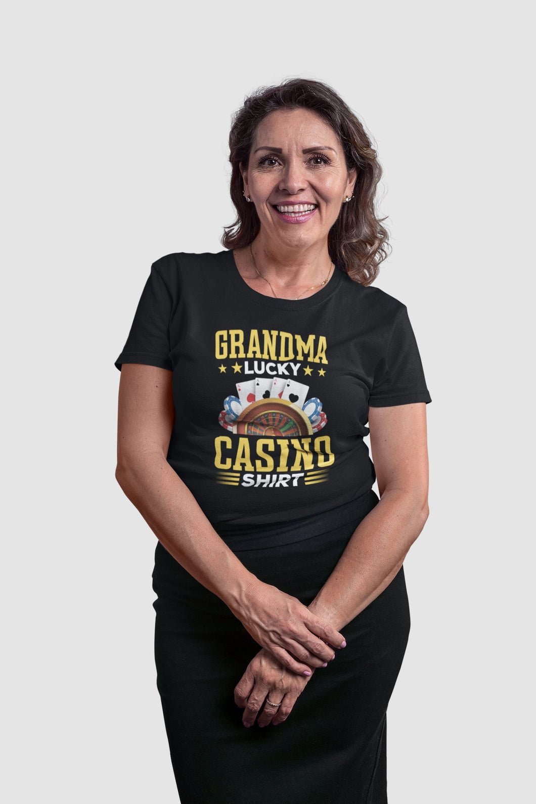 Grandma Lucky Casino Shirt, Casino Shirt For Grandma, Grandma Poker Players Shirt, Playing Tournament Cards Shirt