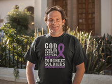 Load image into Gallery viewer, God Gave His Hardest Battles To His Toughest Soldiers Shirt, Epilepsy Warrior Shirt, Epilepsy Supporter
