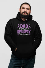 Load image into Gallery viewer, Dad Of An Epilepsy Warrior Shirt, Epilepsy Awareness Shirt, Epilepsy Walk Shirt, Purple Ribbon
