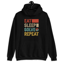 Load image into Gallery viewer, Eat Sleep Solve Repeat Shirt, Rubik Cube Shirt, Rubik Solve Lover Shirt, Rubik Cube Gift
