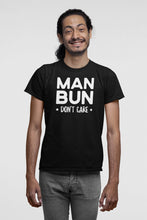 Load image into Gallery viewer, Man Bun Don&#39;t Care Shirt, Man Bun Shirt, Boys With Long Hair, Man Bun Gift for Kids
