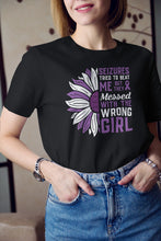 Load image into Gallery viewer, Seizures Tried to beat Me Shirt, Epilepsy Awareness, Epilepsy Supporter Shirt
