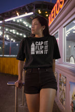 Load image into Gallery viewer, Cap It Flip It Win It Shirt, Funny Bottle Flipping Game Kids, Bottle Flip Champion Shirt
