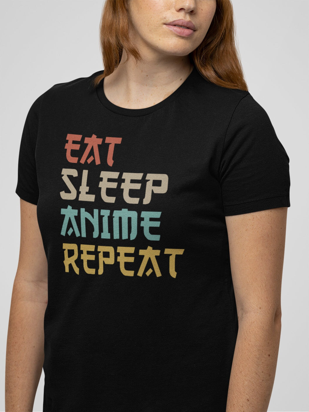 Eat Sleep Anime Repeat Shirt, Cool Anime Shirt, Gift for Anime Lover, Anime Fan Gift, Anime Otaku Shirt