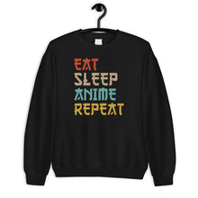 Load image into Gallery viewer, Eat Sleep Anime Repeat Shirt, Cool Anime Shirt, Gift for Anime Lover, Anime Fan Gift, Anime Otaku Shirt
